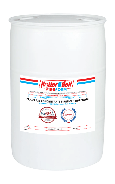Hotter N Hell Firefoam 55 Gallon Drum