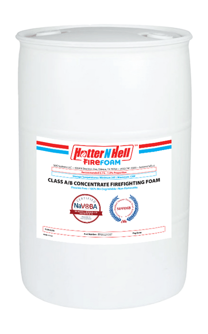 Hotter N Hell Firefoam 55 Gallon Drum
