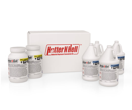 Hotter N' Hell Degreaser 25-Gallon 2-Part Concentration Kit